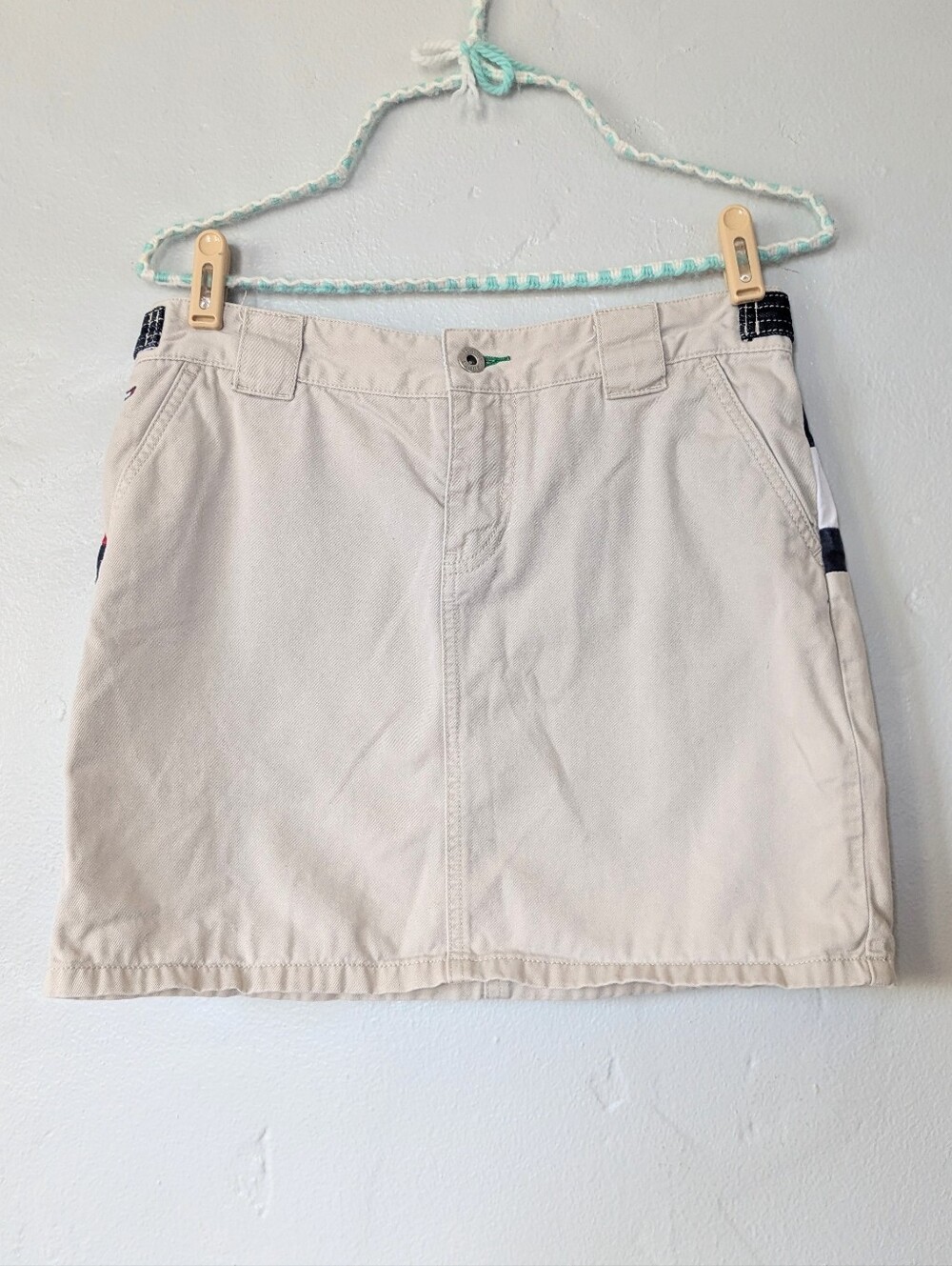 Tommy Girl Khaki Utility Cargo Mini Skirt – Size Medium